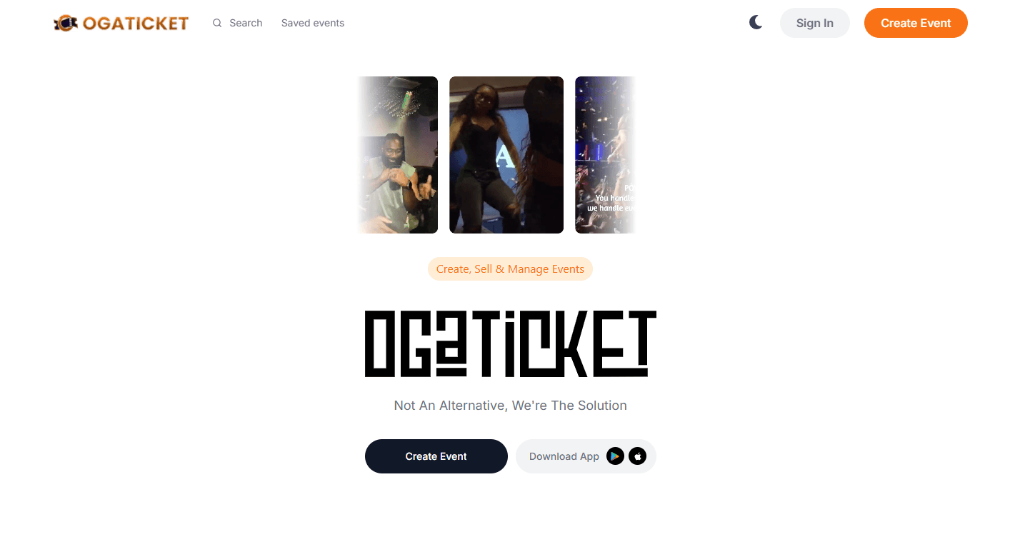 OgaTicket - Event Ticketing Platform